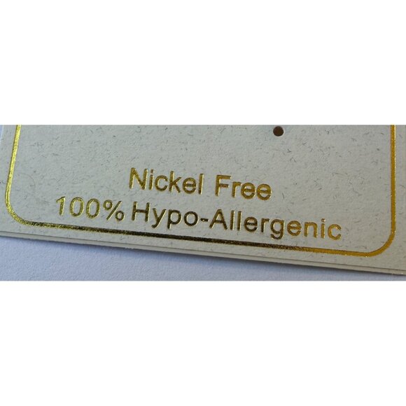 Y2K Silver Tone Textured Rope Edge Hoop Earring 1" Nickel Free Hypoallergenic - Picture 8 of 9